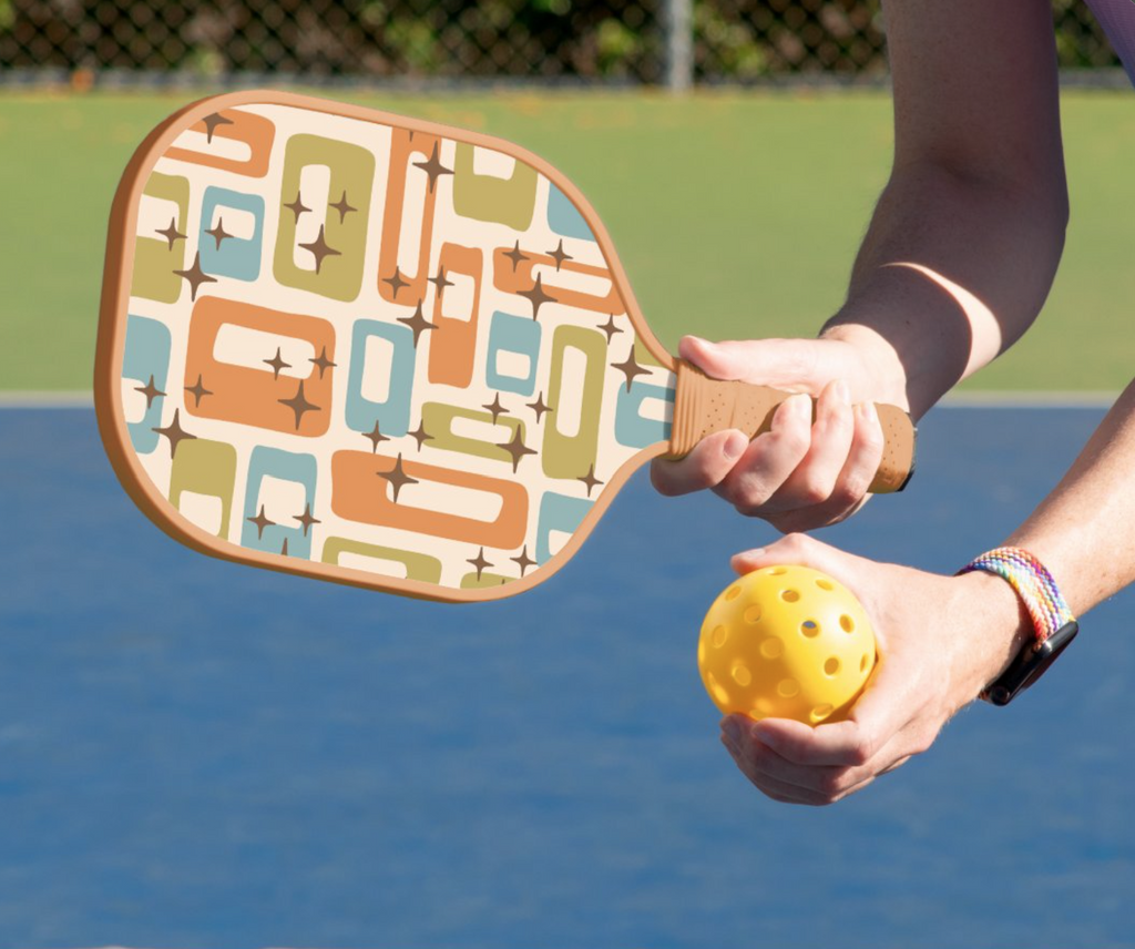 Retro Atomic Pickleball Paddle